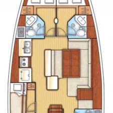 Oceanis 50 - 5 + 1 cab.