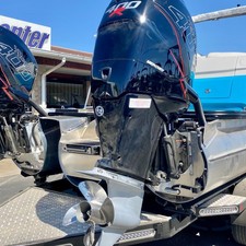 Avalon Excalibur Elite Windshield 27' w/ Twin 400HP Mercury Racing Motors & Joystick Control!