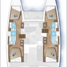 Lagoon 42 - 4 + 2 cab.